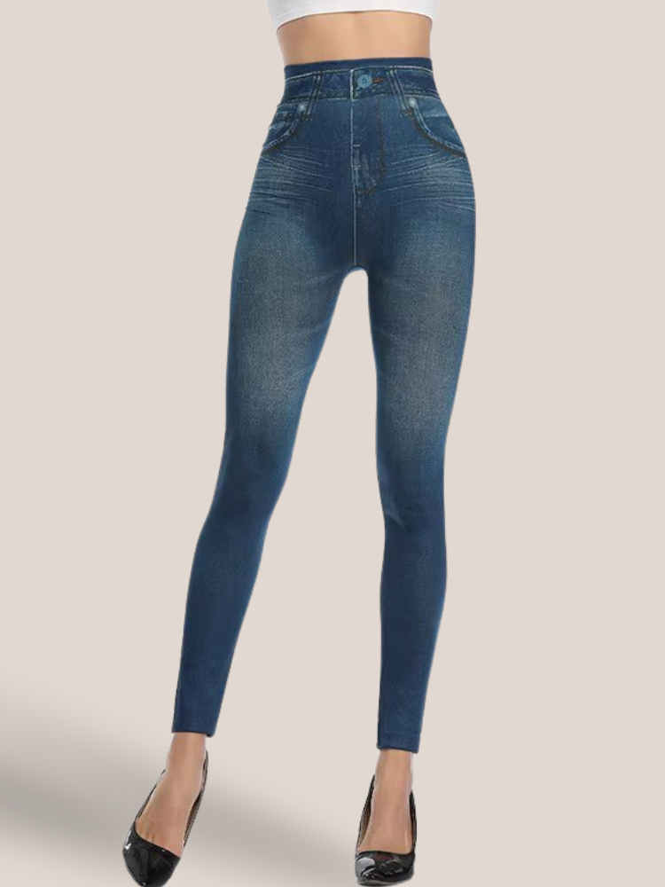 Slimming Leggings with Jean Effect
