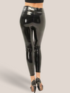 Slimming Faux Leather Leggings 
