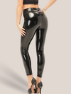 Slimming Faux Leather Leggings 