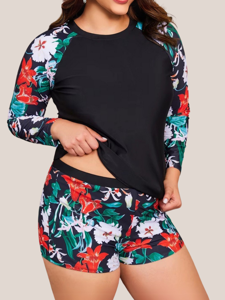 2 piece slimming swimsuit