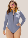 Plus size shaping 1 piece swimsuit