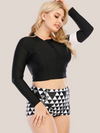 Swimsuit with long sleeves