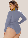 Plus size shaping 1 piece swimsuit