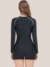 Flat tummy shaping 1 piece swimsuit 