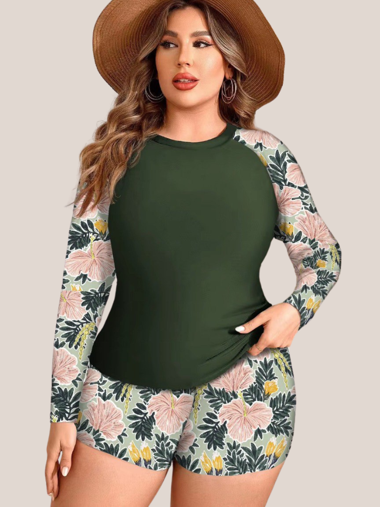 2 piece slimming swimsuit