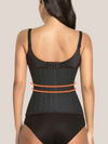 Black Vinyl Waist Cincher