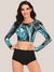 Breast enhancing swimsuit