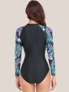 Slimming 1-piece swimsuit