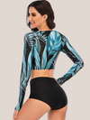 Breast enhancing swimsuit