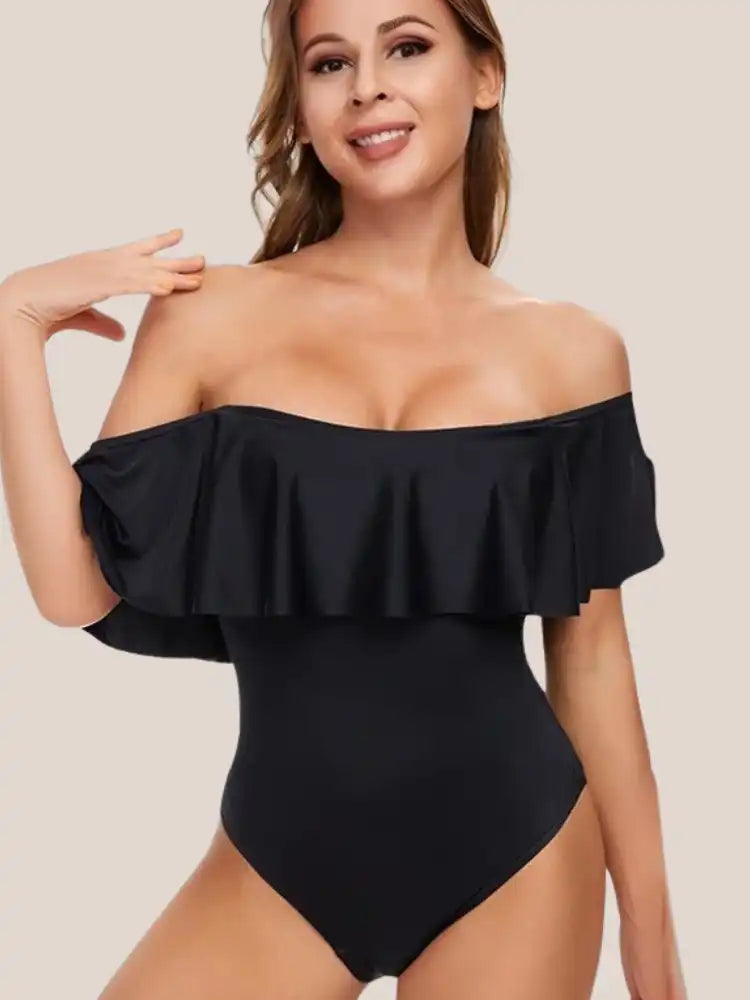 Chloé - Maillot De Bain Menstruel Une Pièce à Volants