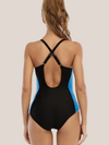 Sculpting and shaping 1-piece swimsuit