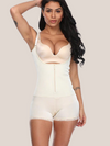 Clip and zip full body shaper