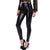 Faux leather slimming leggings