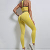 Yellow Anti Cellulite Leggings