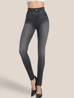 Legging Amincissant Effet Jean