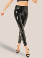 Legging Simili Cuir Amincissant