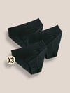 Lot 3 Culottes Menstruelles Noires