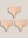 Invisible High Waist Thongs Set of 3