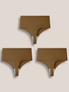 Invisible High Waist Thongs Set of 3