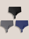 Invisible High Waist Thongs Set of 3