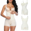 Clip and zip full body shaper