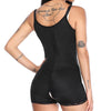 Clip and zip full body shaper