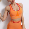 Orange Anti Cellulite Leggings