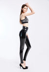 Faux Leather Shaping Leggings