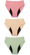 Lot of 3 Colorful Menstrual Panties