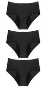 Lot of 3 Black Menstrual Panties